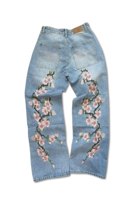 Jeans Ricamati 'Blossom'